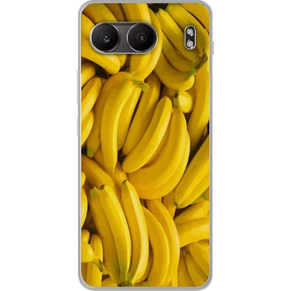 OnePlus Nord 4 Gjennomsiktig deksel Banana mønster