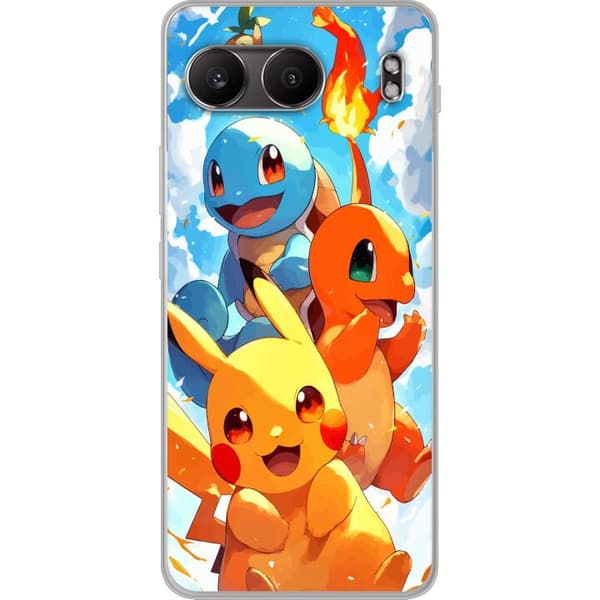 OnePlus Nord 4 Gjennomsiktig deksel Pocket Creatures - inspirert av Pokémon uten å nevne navnet