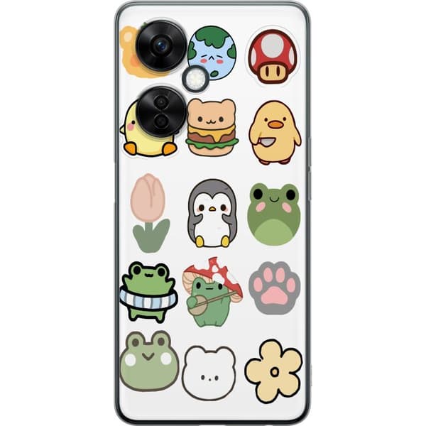 OnePlus Nord CE 3 Lite Gjennomsiktig deksel Kawaii Friends