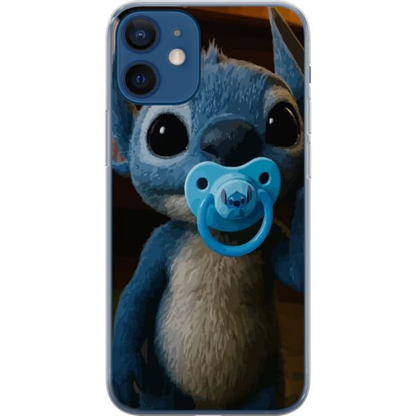 Apple iPhone 12 mini Gjennomsiktig deksel Stitch & Napp - babytema med søt karakter