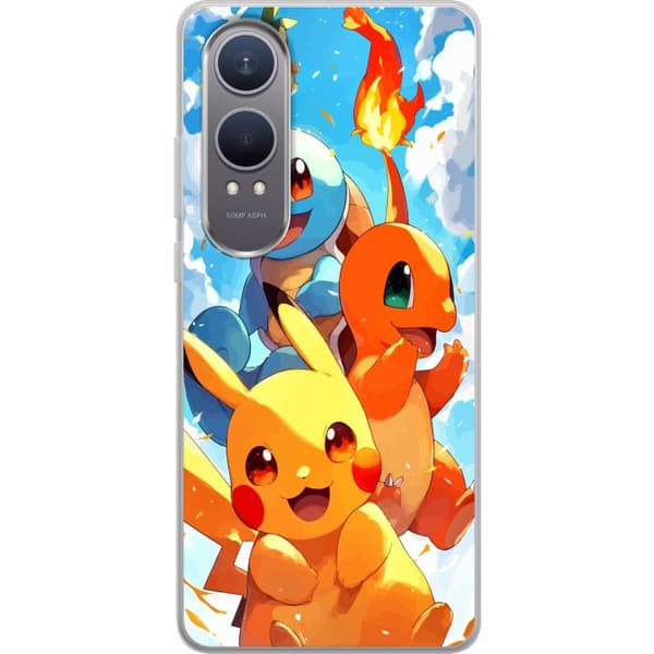 OnePlus Nord CE4 Lite Genomskinligt Skal Pocket Creatures – inspirerat av Pokémon utan att nämna namnet