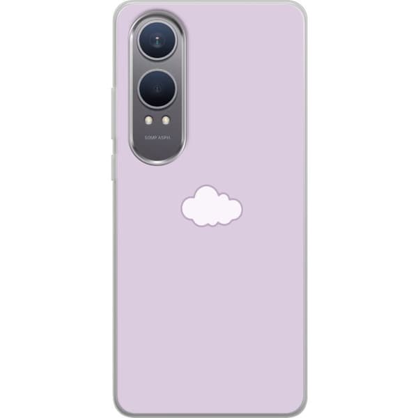 OnePlus Nord CE4 Lite Gjennomsiktig deksel Lilla Sky - minimalistisk sky på en lilla bakgrunn