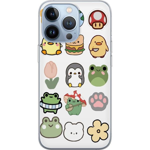 Apple iPhone 13 Pro Gjennomsiktig deksel Kawaii Friends