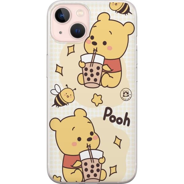 Apple iPhone 13 Läpinäkyvä kuori Nalle Pooh - klassinen karhumotiivi uudessa tulkinnassa