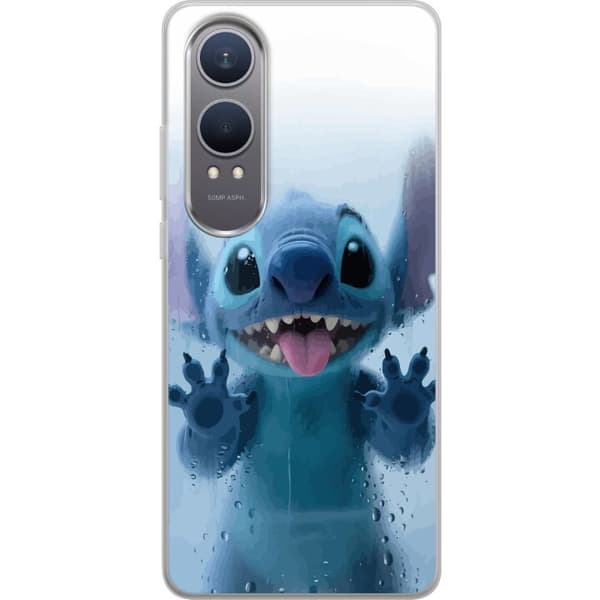 OnePlus Nord CE4 Lite Genomskinligt Skal Stitch Window View – Stitch vid ett fönster i söt stil