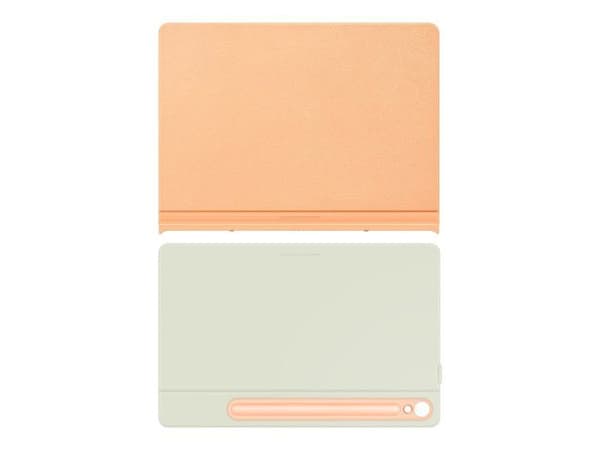 Smart Book Cover - Samsung - Galaxy Tab S9/S9FE - Orange - Hybrid - 11 tum