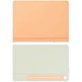 Miniatyrbild 1 av 3: Smart Book Cover - Samsung - Galaxy Tab S9/S9FE - Orange - Hybrid - 11 tum