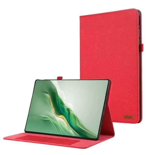 Honor Magicpad 2 Cover, Blødt Stofdesign, Stødabsorberende Beskyttelse,Rød, For Honor Magicpad 2