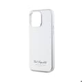 Miniatyrbild 2 av 6: Coque för iPhone 15 Pro Max Hotel RSG Texturerad Grainé Elegant Karl Lagerfeld Silver