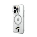 Miniatyrbild 2 av 6: Coque för iPhone 15 Pro Max Tryckt Karl och Choupette Kompatibel med MagSafe Karl Lagerfeld Transparent