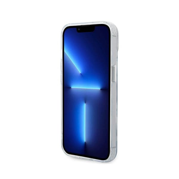 iPhone 15-ertuipe med tryck av Karl och Choupette, MagSafe-kompatibel, Karl Lagerfeld, genomskinlig
