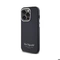 Miniatyrbild 3 av 6: Coque för iPhone 14 Pro Max Hotel RSG Texturerad Grained Elegant Karl Lagerfeld Svart