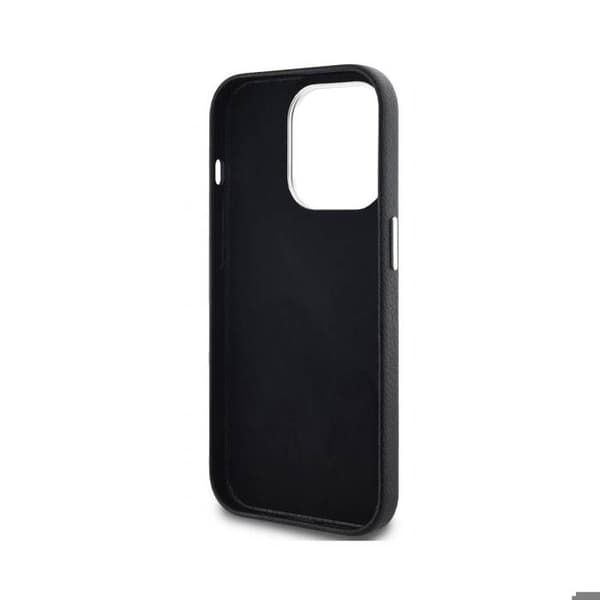 Coque för iPhone 14 Pro Max Hotel RSG Texturerad Grained Elegant Karl Lagerfeld Svart