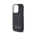 Miniatyrbild 1 av 6: Coque för iPhone 14 Pro Max Hotel RSG Texturerad Grained Elegant Karl Lagerfeld Svart