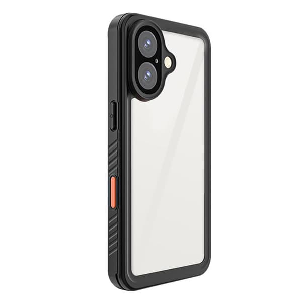 Coque 360° Framsidan Baksidan för iPhone 16 Plus IP68 Ultra Förstärkt Eiger Transparent