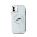 Miniatyrbild 1 av 6: Coque för iPhone 11 Tryckt IML K och CH Kompatibel med MagSafe Karl Lagerfeld Transparent