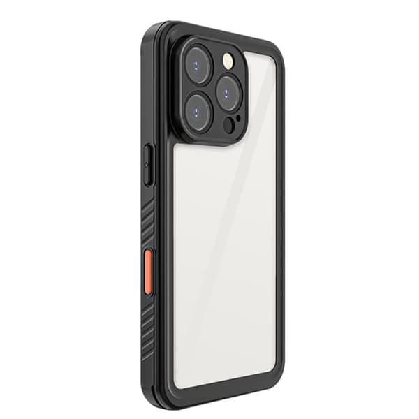 Coque 360° Framsidan och Baksidan för iPhone 16 Pro Max IP68 Ultra Förstärkt Eiger Transparent