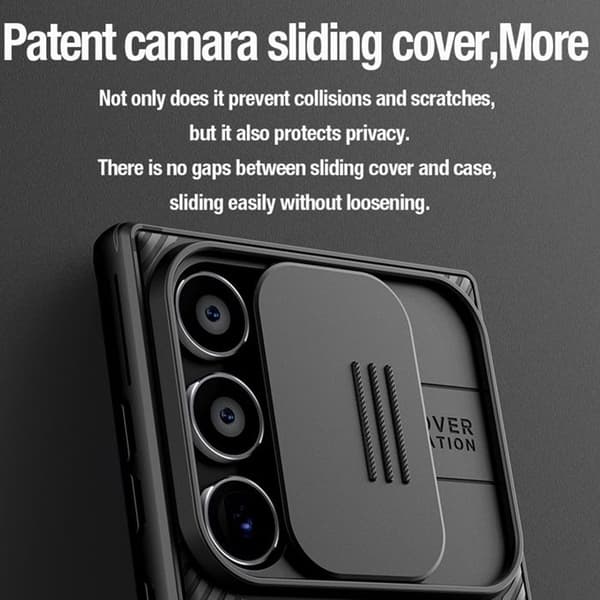 Coque för Samsung Galaxy S24 Ultra Rigid Magnetisk CamShield PRO Nillkin Svart