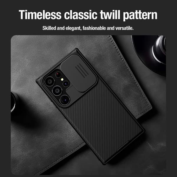 Coque för Samsung Galaxy S24 Ultra Rigid Magnetisk CamShield PRO Nillkin Svart