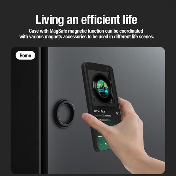 Skyddsfodral för Samsung Galaxy S24 Hård Magnetisk CamShield PRO Nillkin Svart