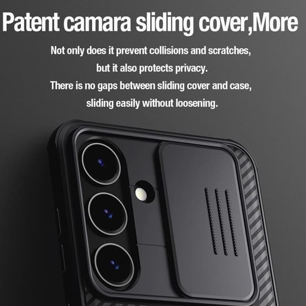 Skyddsfodral för Samsung Galaxy S24 Hård Magnetisk CamShield PRO Nillkin Svart