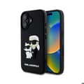 Miniatyrbild 5 av 6: Coque för iPhone 16 Plus 3D Karl och Choupette Förstärkt Karl Lagerfeld Svart