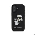 Miniatyrbild 1 av 6: Coque för iPhone 16 Plus 3D Karl och Choupette Förstärkt Karl Lagerfeld Svart