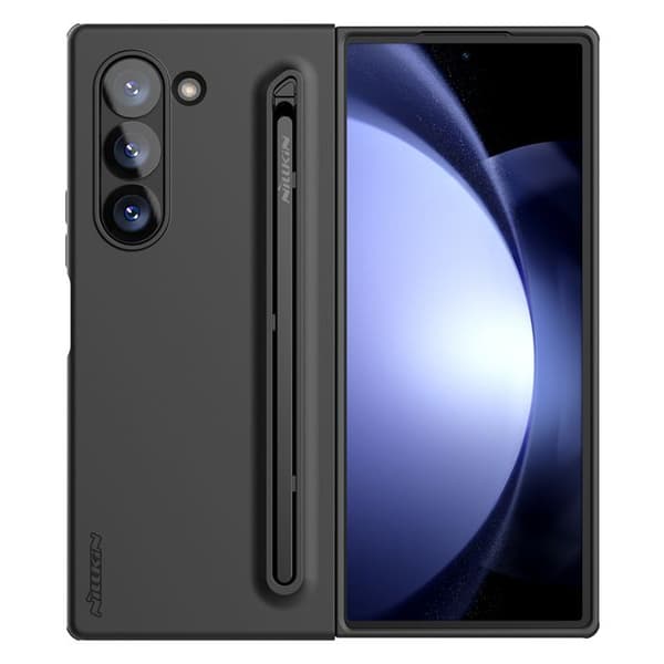 Skyddsväska för Galaxy Z Fold6 i silikon med plats för S Pen Nillkin svart