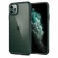 Miniatyrbild 1 av 4: Spigen iPhone 11 Pro Max [Ultra Hybrid] stötfångare förstärkt fodral, genomskinlig baksida, anti-skrapa - nattgrön (ACS00411)