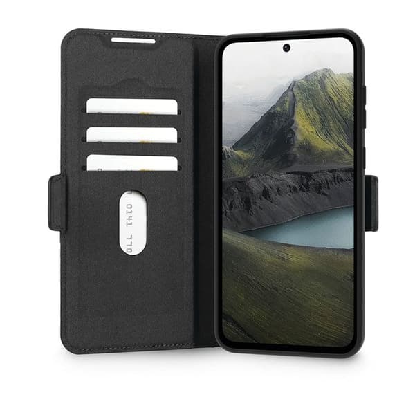 Fodral för Samsung Galaxy A36 med ställfunktion Oslo Pro Veganskt Läder DBRAMANTE1928 Svart