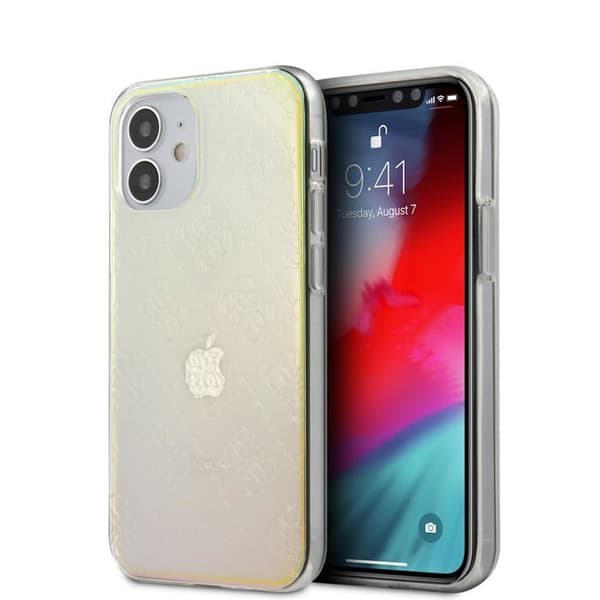 Smartphone Gissning - 111533 - GUHCP12S3D4GIRBL iPhone 12 mini 5.4 hårt skal opal/iriserande 4G 3D-mönsterkollektion
