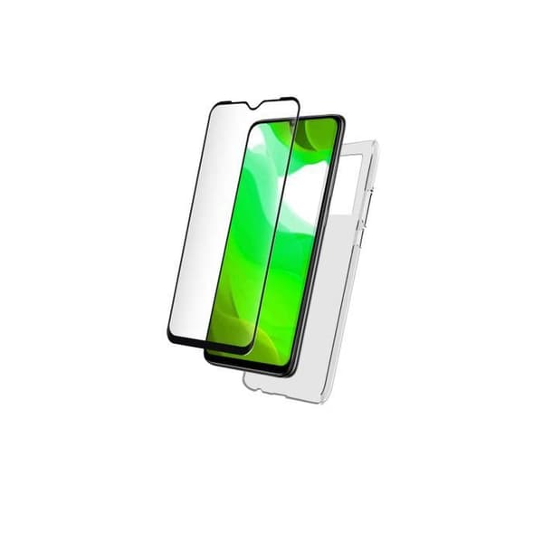 Transparent skal + härdat glas skärm skydd BBC - För Xiaomi MI 10T Lite 5G - 2,5D