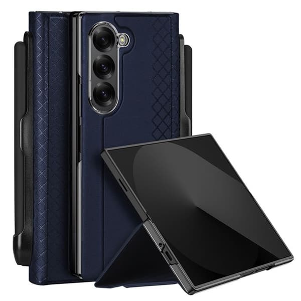 Coque för Samsung Galaxy Z Fold6 Bril (med penhållare) DUX DUCIS Blå