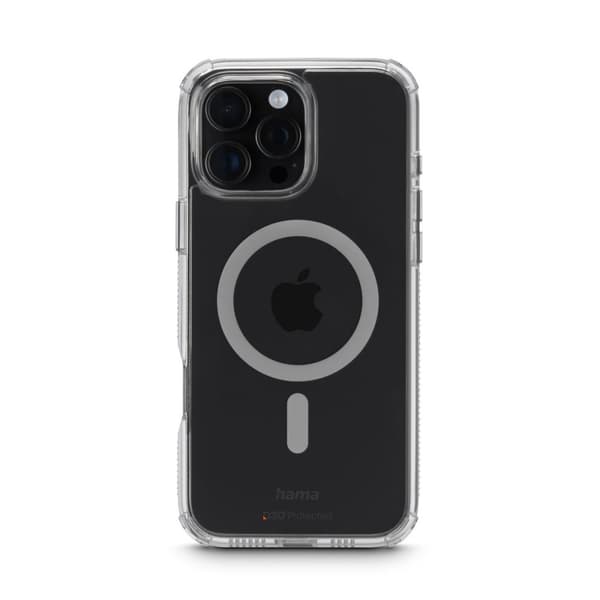 Hama iPhone 16 Pro Max Cover Extreme Protect MagLine Transparent