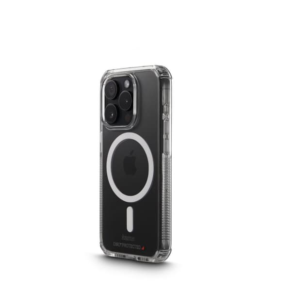 Hama iPhone 15 Pro Kuori Extreme Protect MagLine Läpinäkyvä