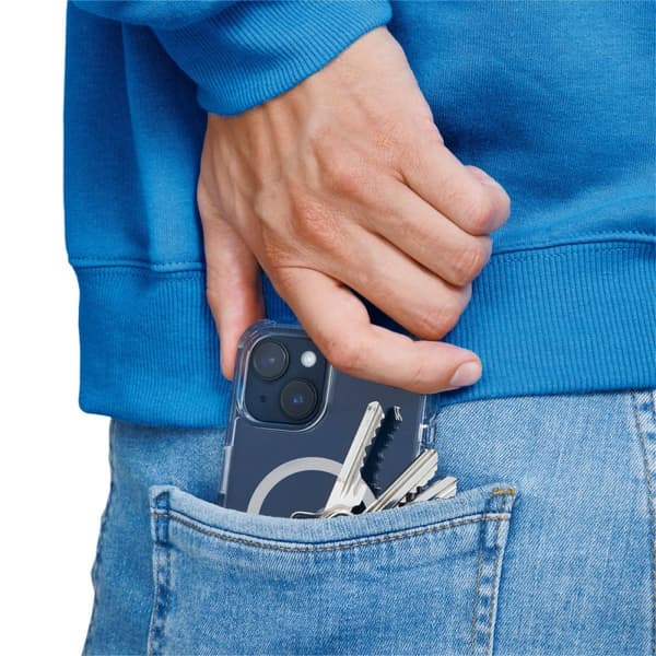 Hama iPhone 15 Pro Kuori Extreme Protect MagLine Läpinäkyvä