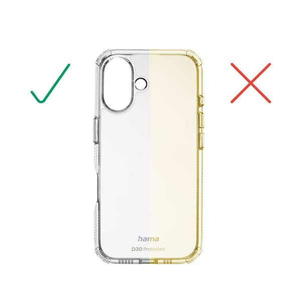 Hama iPhone 16e Kuori Extreme Protect Läpinäkyvä