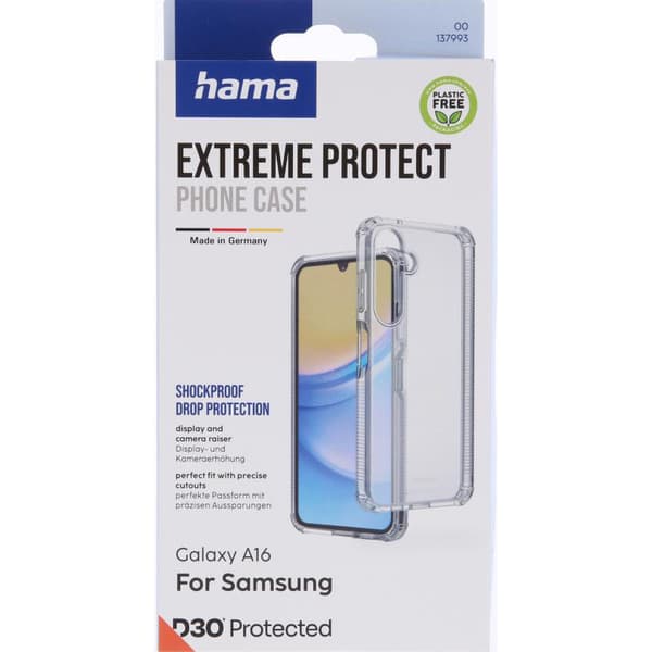 Hama Samsung Galaxy A16 Deksel Extreme Protect Transparent