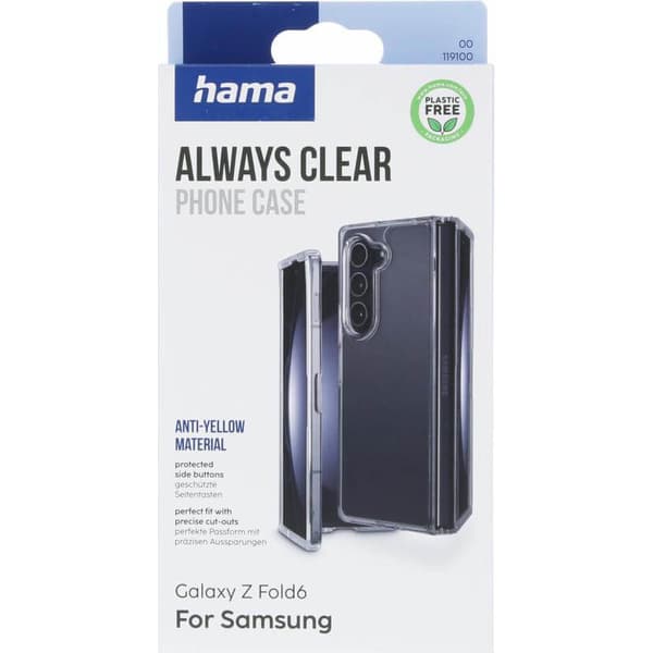 Hama Samsung Galaxy Z Fold 6 Skal Always Clear Transparent