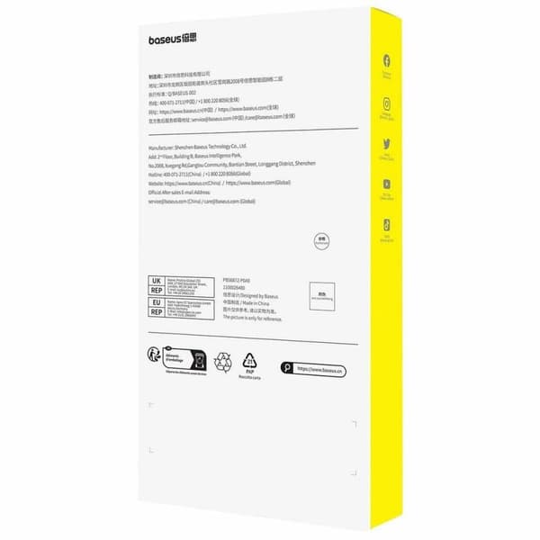 Mobilcover Baseus P60114408201-00 Gennemsigtig
