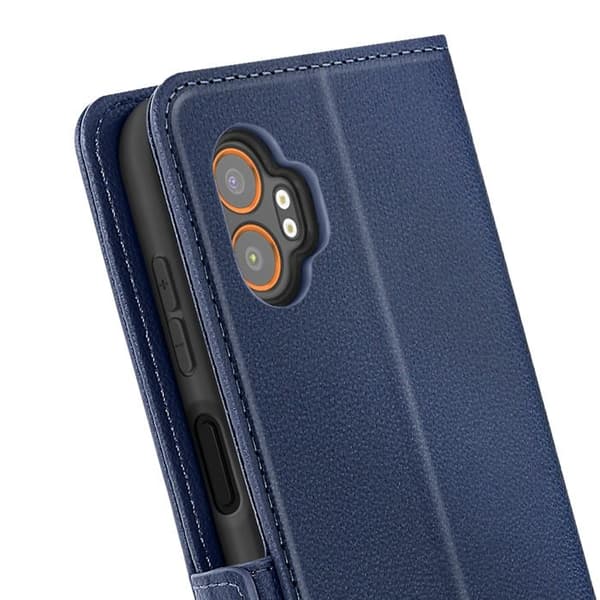 Etui Clapet för Galaxy XCover 7 Pro med Rem Stöd Plånbok Blå