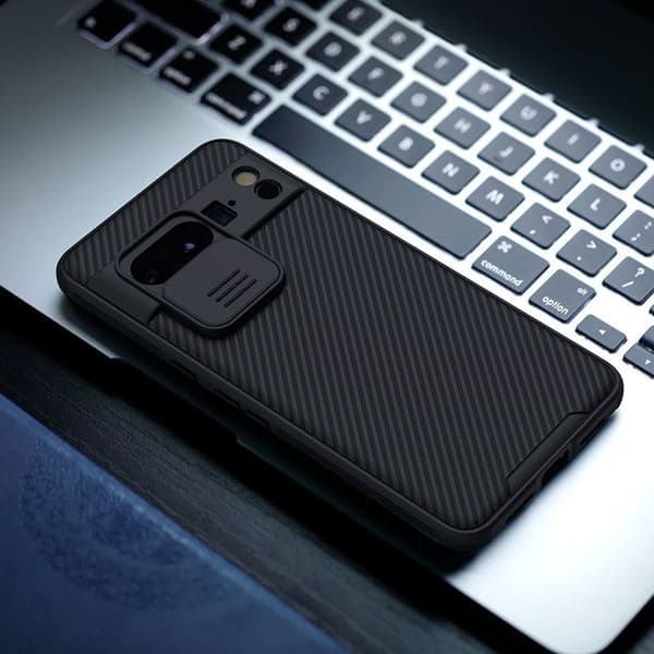 Coque CamShield Pro Coulissant för Google Pixel 8 Pro Ultra Hård Nillkin Svart