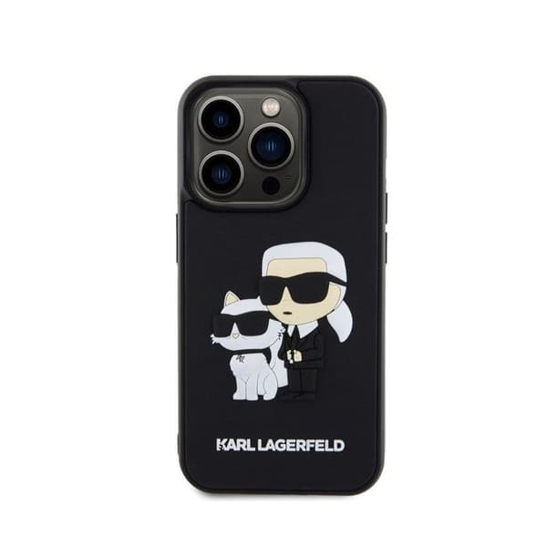 3D-skal Karl Choupette för iPhone 13 Pro Max Elegant Skydd Karl Lagerfeld Svart