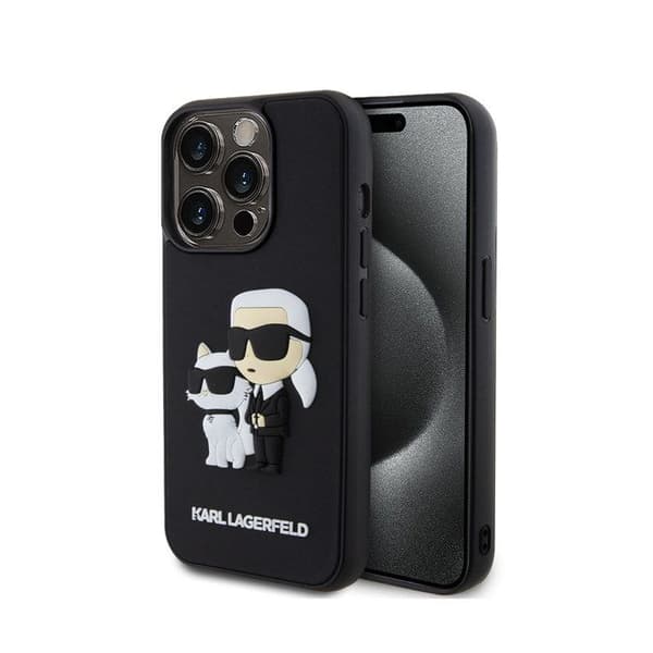 3D-skal Karl Choupette för iPhone 13 Pro Max Elegant Skydd Karl Lagerfeld Svart
