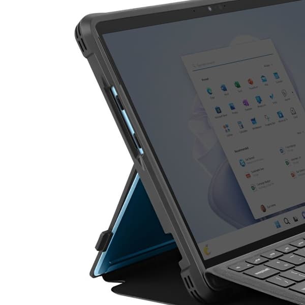 Skyddsfodral för Microsoft Surface Pro 11 och 9 Stötsäkert Med Stöd Funktion Svart