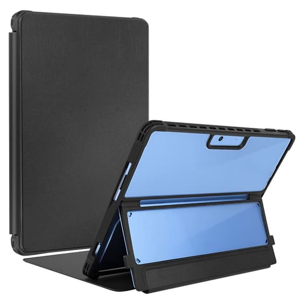 Skyddsfodral för Microsoft Surface Pro 11 och 9 Stötsäkert Med Stöd Funktion Svart
