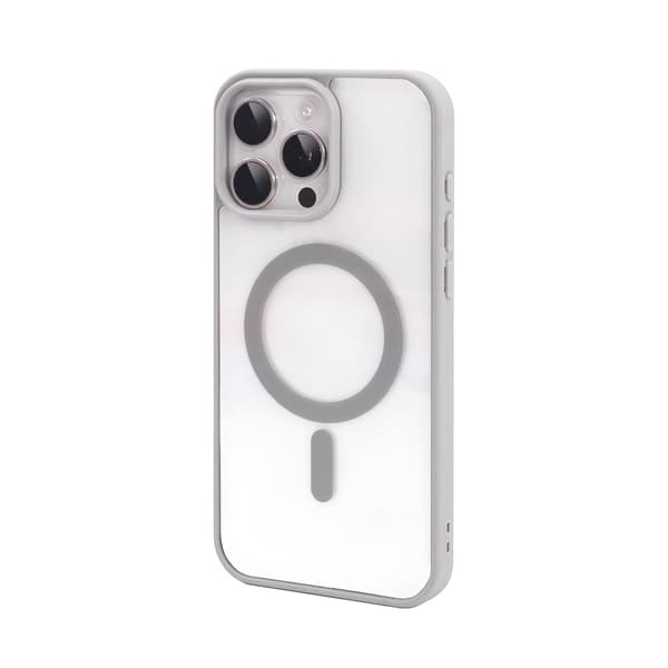 iPhone 15 MagSafe Skal - Grå - Slimmat & Stötsäkert Skydd