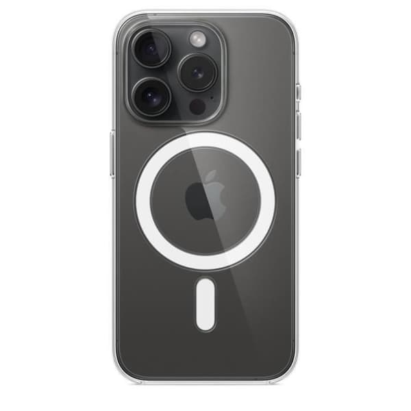 Apple Mobiltelefoncover & Cover Gennemsigtigt cover med MagSafe til iPhone 15 Pro