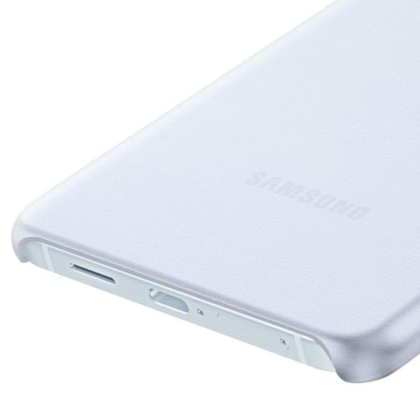Coque för Samsung Galaxy S25 Edge Läder Kindsuit Original Samsung Ljusblå