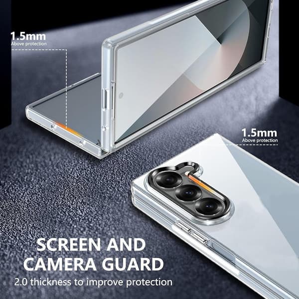 Samsung Z Fold 7 gjennomsiktig skall
